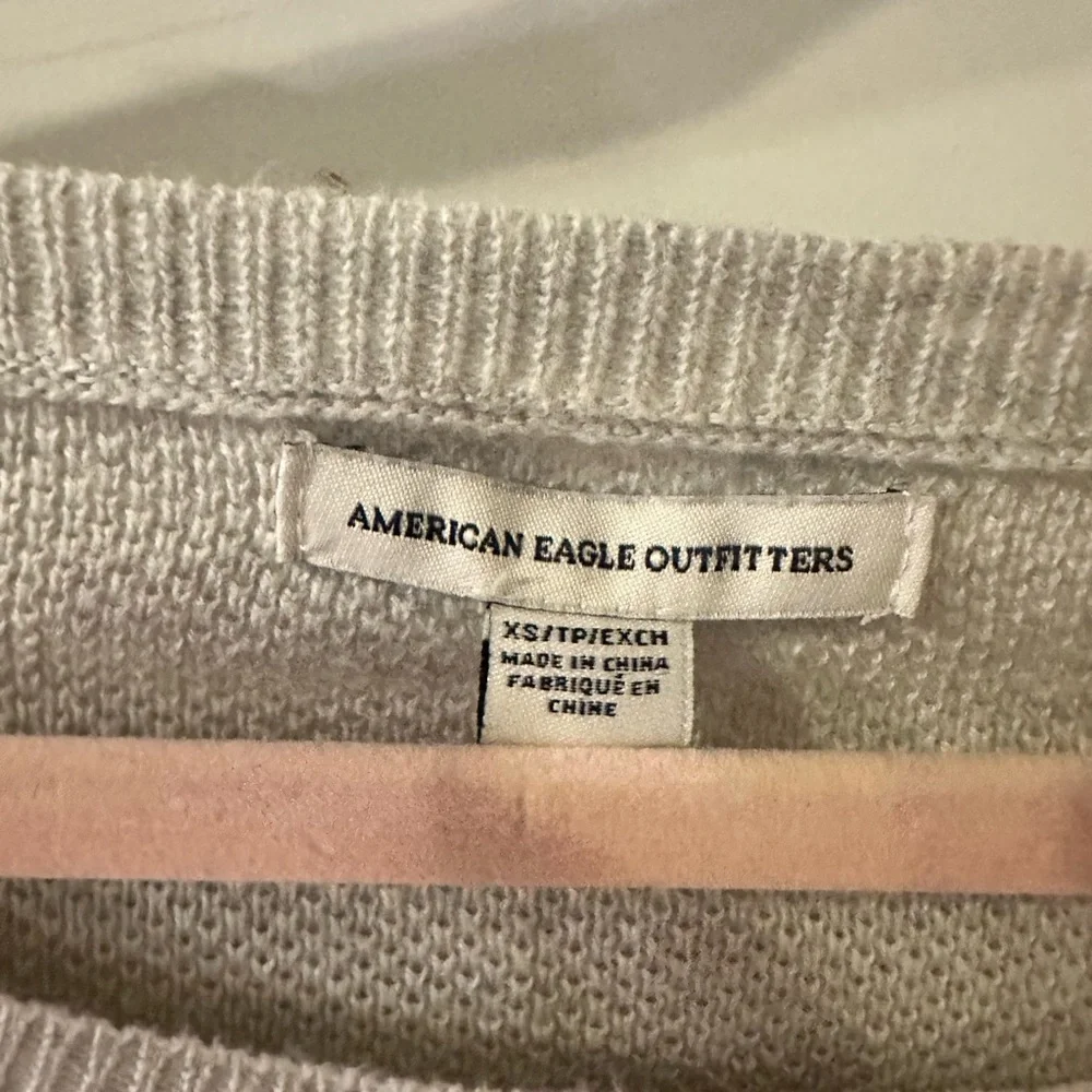 Soft waffle light gray sweater‎